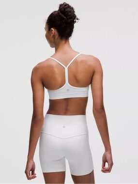 Lululemon Flow Y Nulu Bra - White